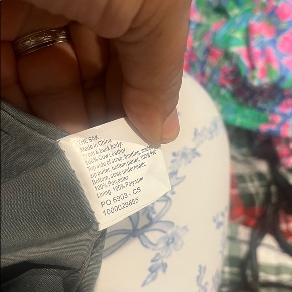 The Sak Leather Hobo Shoulder Bag Purse Scarlet Red - Picture 7 of 8